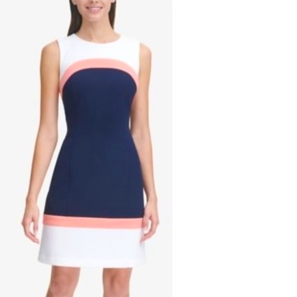 Tommy Hilfiger Essential Ponte Colourblock dress - Picture 3 of 6